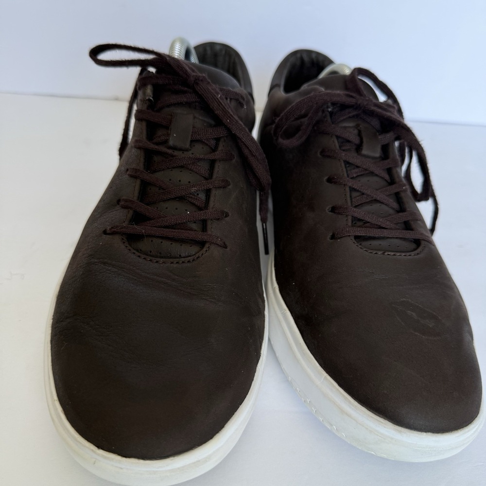 Cuater Travis Mathew Phenom Leather Sneakers Men's 10 Brown 4MT090 Casual - Picture 7 of 11
